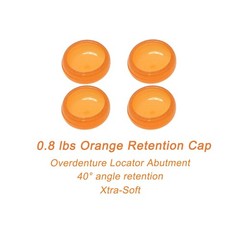 US 8Pcs Overdenture Retention Cap Inserts Set for Locator Abutment