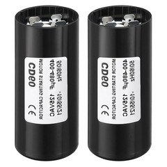 2pcs Motor Start Capacitor 400-480uF/Mfd 125V 50/60Hz for ELECTRIC MOTOR RUNNING
