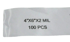 Strong 2 Mil Clear Reclosable Zip Plastic Lock Bags Poly Jewelry Zipper Baggies