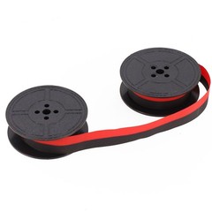Nylon Typewriter Ribbon Set Easy to Install and Replace Red and Black Ink