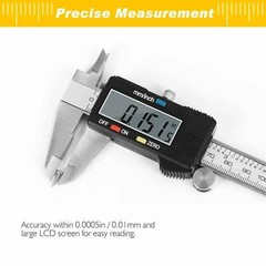 Stainless Steel Digital Caliper Vernier Micrometer Electronic Ruler Gauge Meter