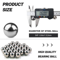 100 Pcs Steel Bearing Balls16Mm/0.625″ Precision Chrome Steel Bearing Balls G25