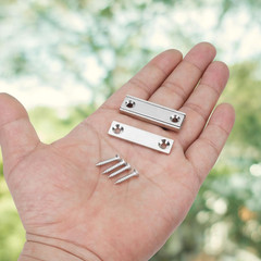 Neosmuk Bar Magnets with Screws, 70Lbs Strong Neodymium Disc Magnet with Holes,C