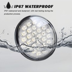 2x Par46 150W LED Aviation Grade Aircraft Landing Light 12000 Lumens Work Light