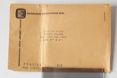 Vintage Edmund Scientific Co. 4×4-inch Ronchi Ruling with 100 lines per inch