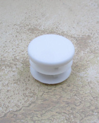QTY 12 White Plastic 1″ Inch OD 14-20 Gauge Round Tube End Cap Insert Plug Glide