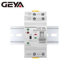 GEYA Mini Dual Power Automatic Transfer Switch 2P 63A 110V For Grid & Generator