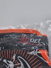 (2 PAIRS) Sports Cycling Bike Gloves Padded Full Finger Black/Orange
