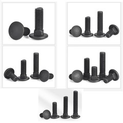 SCXCLY 10 Sets Carriage Bolts Screws, (5/16-18 x 2″) Round Head, Square Neck,…