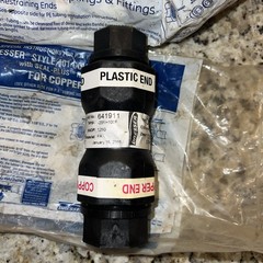 DRESSER PA Compression Coupling 1.375 X 1.125 PE Polyethylene to Copper Gas Pipe