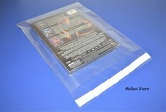 25 Pack Clear 9 x 12 Resealable Poly bags Uline self-seal adhesive lip 1.5 MIL