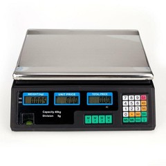 88 LB 40KG/5g Digital Weight Scale Price Computing Food Meat Produce Deli Market