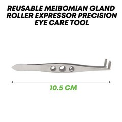 Meibomian Gland Roller Expressor 10.5 cm Stainless Steel Ophthalmic Instruments