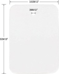 1000PCS White Price Tags Clothing Retail Labels with String Display Tags