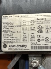 100HP 20BD125A0ANNAND0 ALLEN BRADLEY Powerflex 700 / Clean/ MFG 2010
