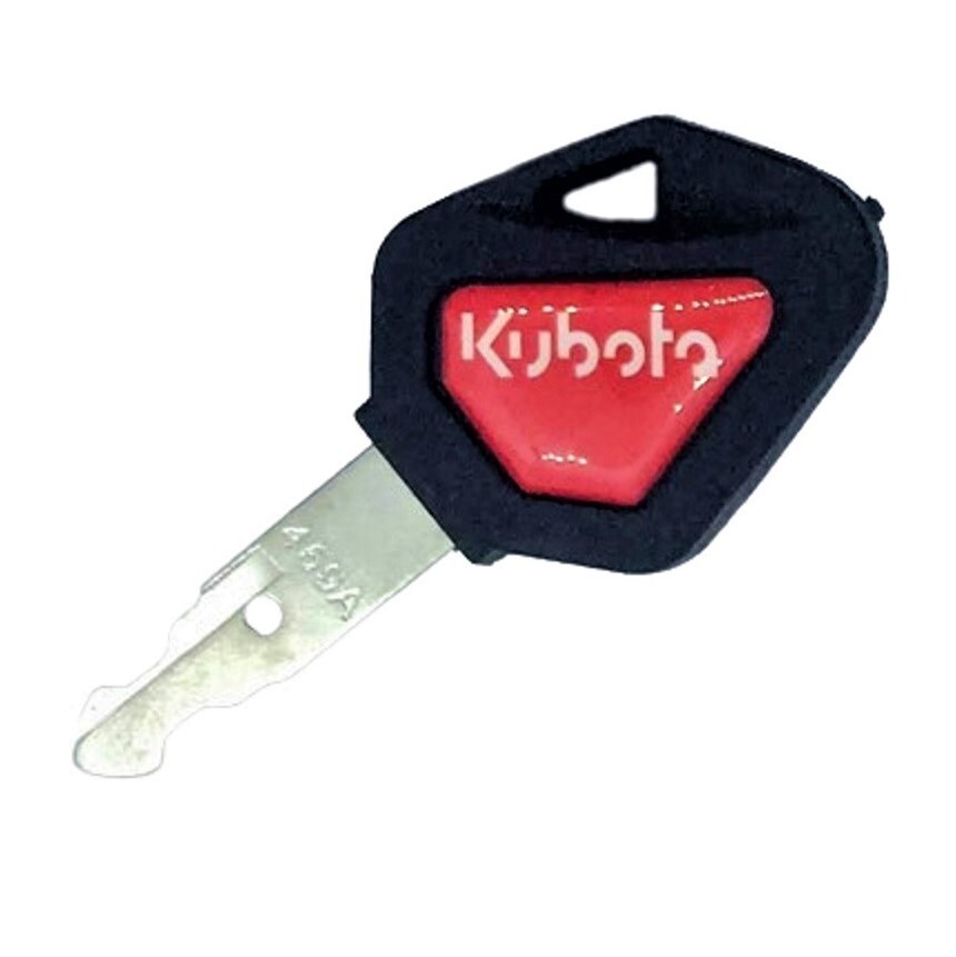 Kubota Skid Steer Track Loader & Mini Excavator Ignition Key with Red Logo 459A