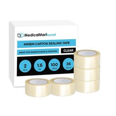 Clear Packing Tape 36 Rolls, 1.6 Mil, 2″ x 100 Yds – Shipping, Packaging, Moving