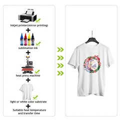 A-SUB Sublimation Paper 8.5X14 for Inkjet Heat Transfer DIY Gift 125g 100 Sheets