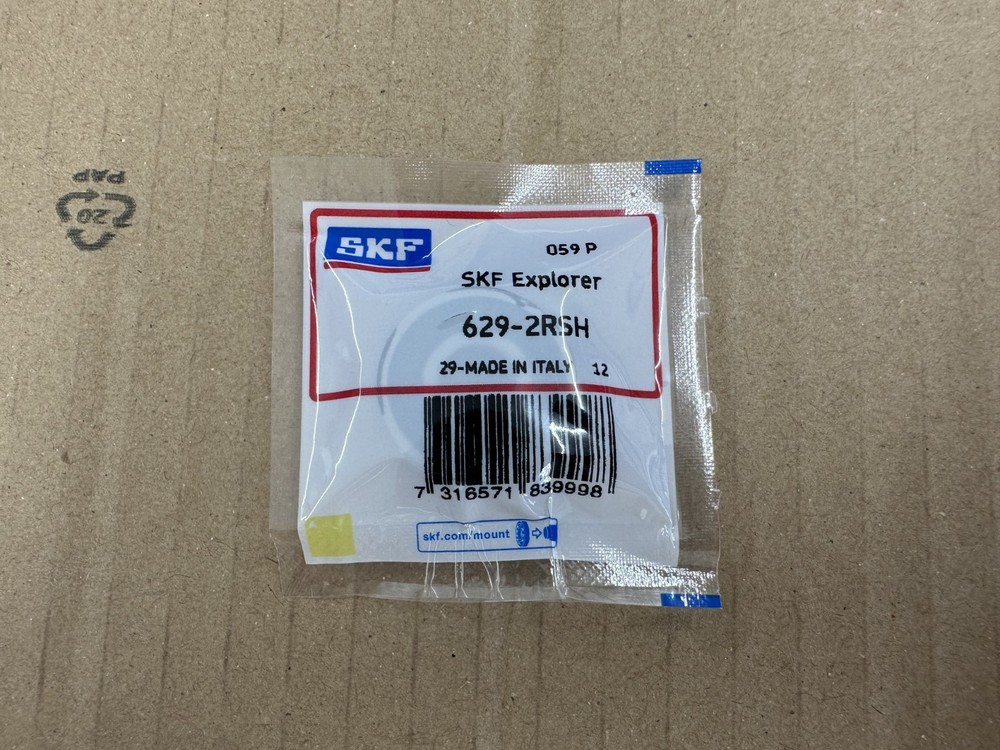 Brand NEW SKF 629-2RSH Rubber Seal Deep Groove Ball Bearing 9mm Bore x26mmx8mm