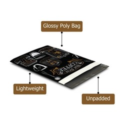 10×13 (100) Coffee Bean Coffee Shop Designer Poly Mailers Shipping Envelopes …