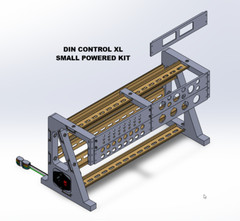 XL PLC Trainer DIN Rail Stand: Allen-Bradley/Siemens/Omron/Mitsubishi/Schneider