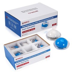 NEW 12x 25g Dental Putty Fast / Regular Set PVS VPS Impression Material Mint USA