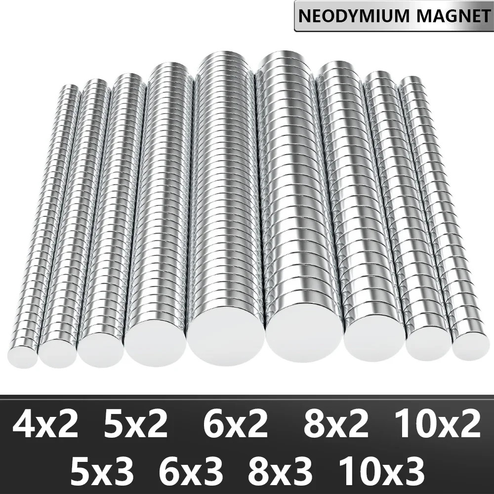 N35 Neodymium Magnets Round Strong NdFeB Permanent Refrigerator Magnet Set