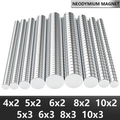 N35 Neodymium Magnets Round Strong NdFeB Permanent Refrigerator Magnet Set