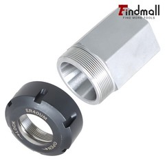 ER-40 Square+ER-40 Hex Collet Block Chuck Holder for CNC Lathe Engraving Machine