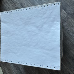 1400 Sheets 9.5 x 11 Continuous Tractor Feed Paper – Office Depot – New