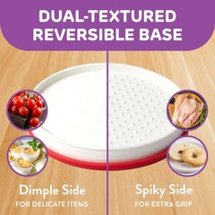 IMPRESA Easy Slice 6-in-1 Food Prep Tool – Rapid Grape & Tomato 6 IN, White