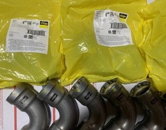 1-1/2” Viega 25221 MegaPressG 90 Degree Elbow Steel Gas Pipe Press Fitting 6616