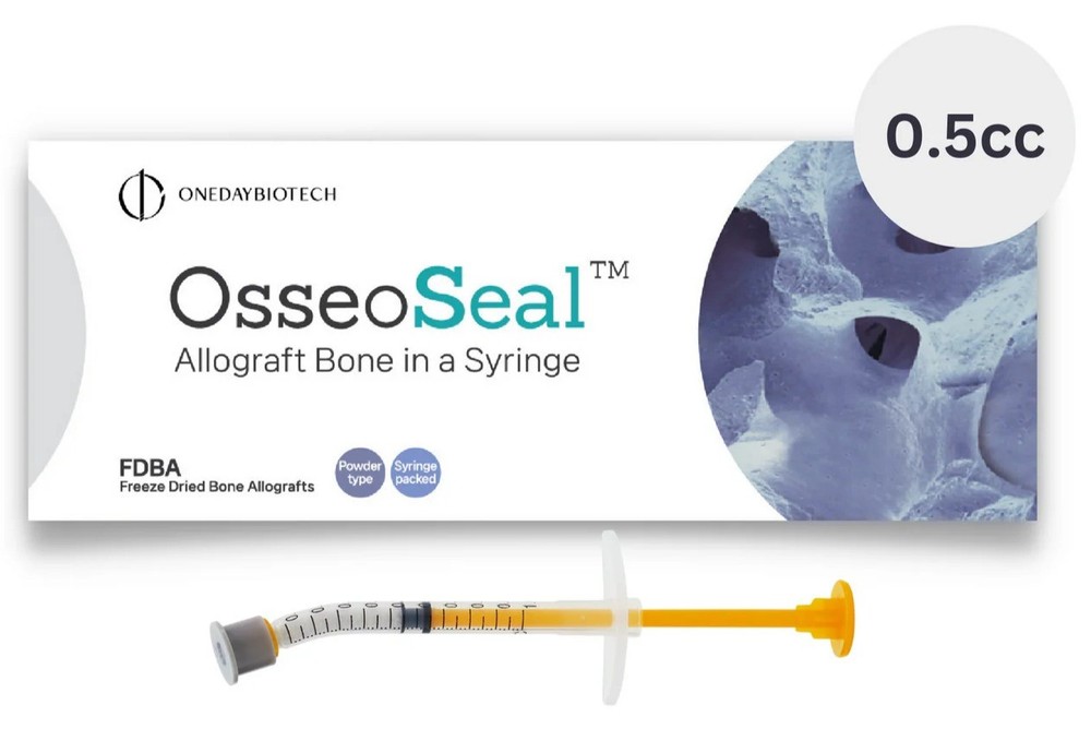 Allograft Cortical/Cancellous 2 Powder in a Syringe 0.5 cc, Total 1.0cc FDBA