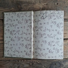 Handmade Junk Journal Old Book Vintage Bobbsey Twins Solve a Mystery Blank Diary