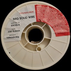Yeswelder Mig Solid Wire-(ER70S-6 .030-Inch on 10-Pound)