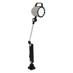 18W IP67 LED Machine Tool Work Light, Adjustable Long Arm Workshop Lamp, 110V US