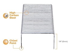 5000 Rust-Resistant 1/4″ Standard Staples for Efficient Office Organization