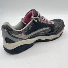 Skechers Work Steel Toe Women’s Size 11 Shoes Memory Foam Pink Black Gray