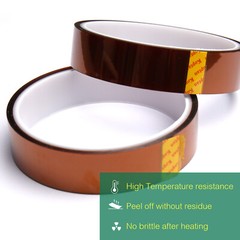20 Rolls A-SUB Heat Resistant Tape 20 mm x 16 m Sublimation Tape Kapton Poilymid