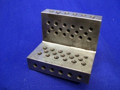 Machinist Angle Block Plate 90 deg. Precision Hardened Ground Fixture 3x3x4x1