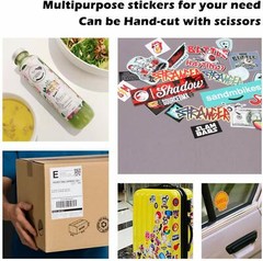 300 Sheets Koala Sticker Paper 8.5×11 Matt White Full Sheet Label Inkjet / Laser