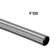 Custom Cut 1” OD Stainless Steel Tube | 316 Grade | 16 Gauge | Brushed Finish
