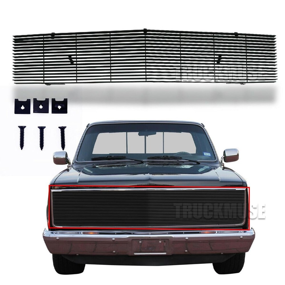 1981-1987 Chevy GMC C/K Suburban Blazer Jimmy Polished Aluminum Billet Grille