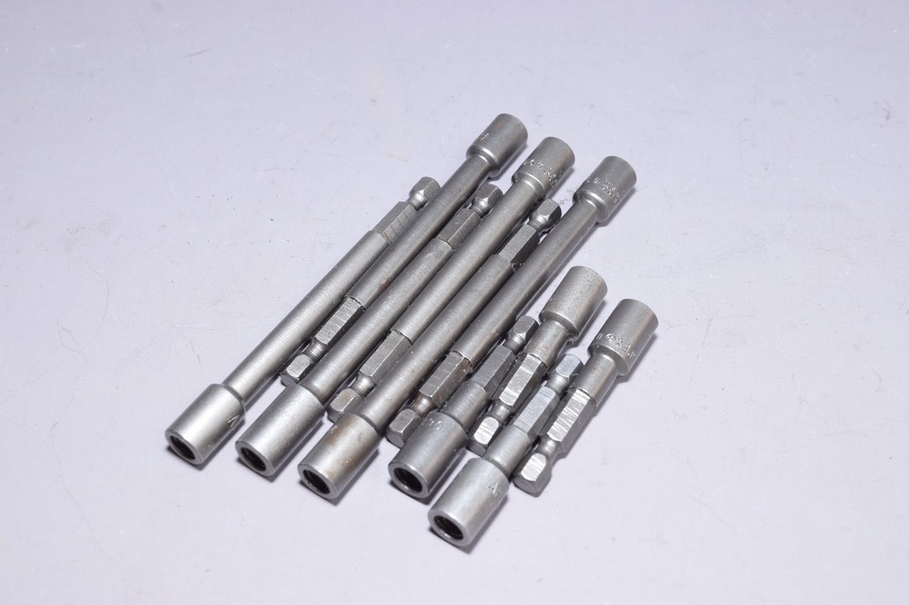 Apex 490 Bit Holder Lot 11pc 2″ & 4″ Magnetic Extensions Inv 5368