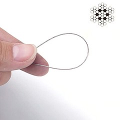 7×7 Stainless Steel Wire Rope Cable 0.3mm-4mm Fine Steel Wire Balustrade Cable