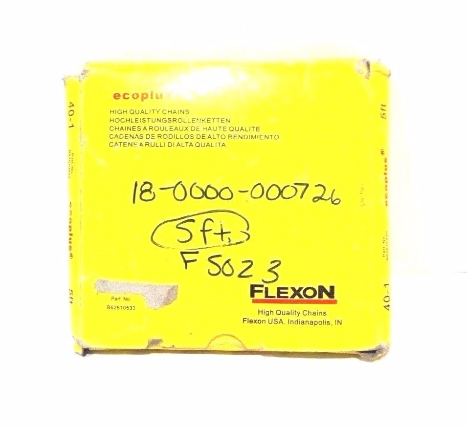 NEW FLEXON B62610533 ROLLER CHAIN 5 FT.