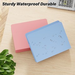 6 PCS Heavy Duty Expanding 5.25 Inch File Pockets Letter Size Holds 8.5×11 In