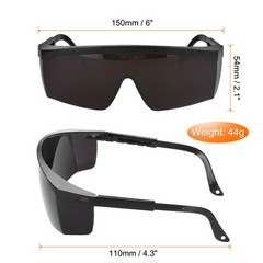 Welding Glasses IR Shade 8 Lens 150x110x54mm CE Certified Protective Glasses