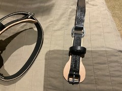 Leather Bottom Gaff Straps, Arborist, Lineman -Heavy Duty extra thick leather