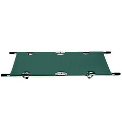 Portable Aluminum Folding Stretcher with Heavy Duty Handles – Green